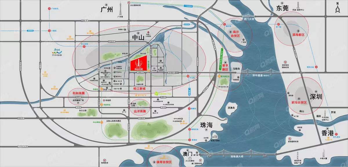 中山108君悅府-均價(jià)21000元/平